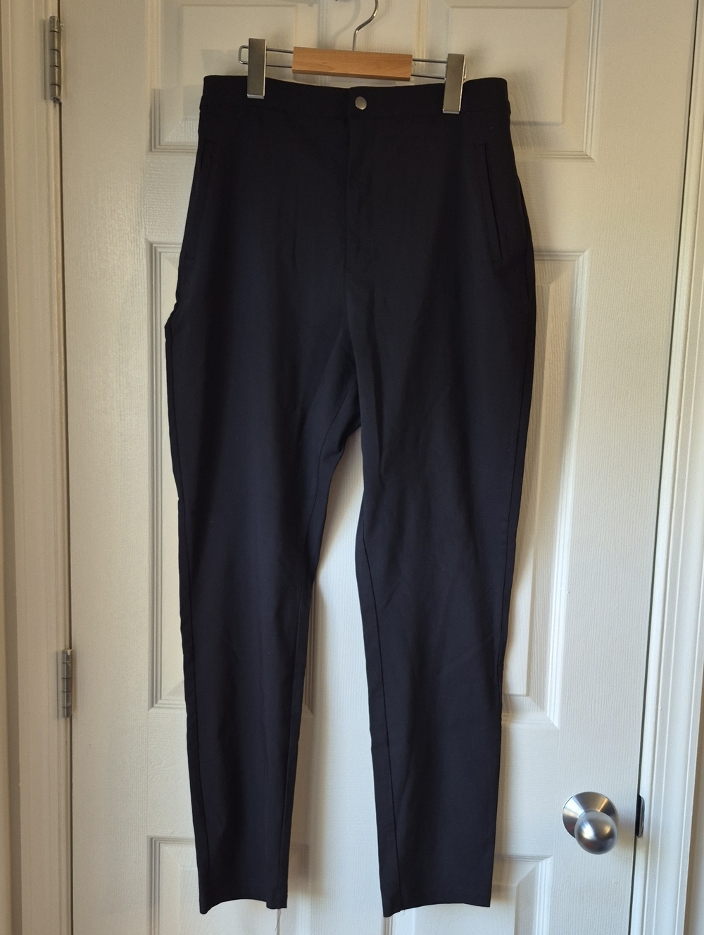 Women's Black Slim Ankle Trousers